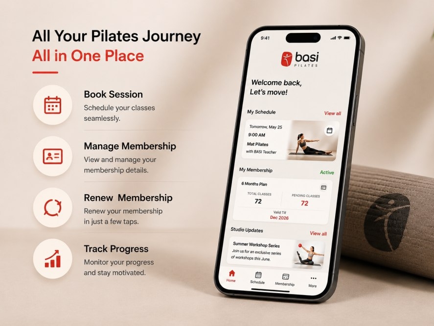 BASI Pilates Studio App Preview